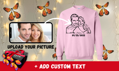 SWEATSHIRT | PERSONALIZED | EXPLODING BUTTERFLIES