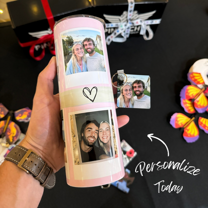 Personalized Multi-Photo Tumbler 20oz | Choose Any Color - Hot/Cold Drinks