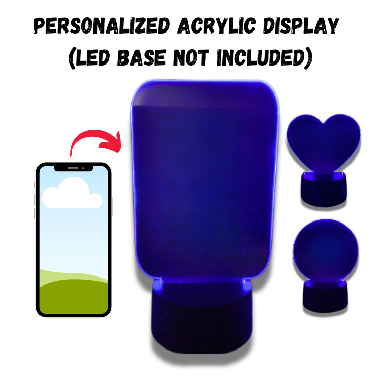 Personalized Acrylic LED Display