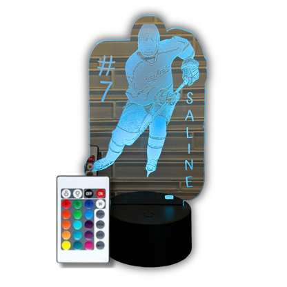 Personalized LED Hologram Hockey