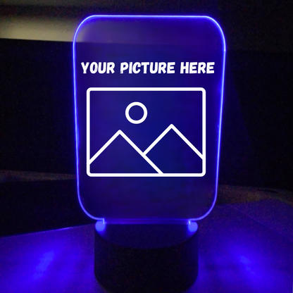 Personalized Rectangle LED Hologram