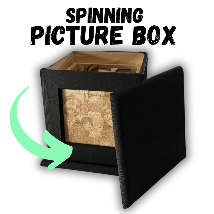 Personalized Spinning Puzzle Box