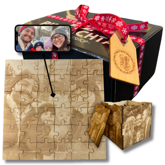 Personalized Puzzle Bundle (Puzzle + Picture Box)