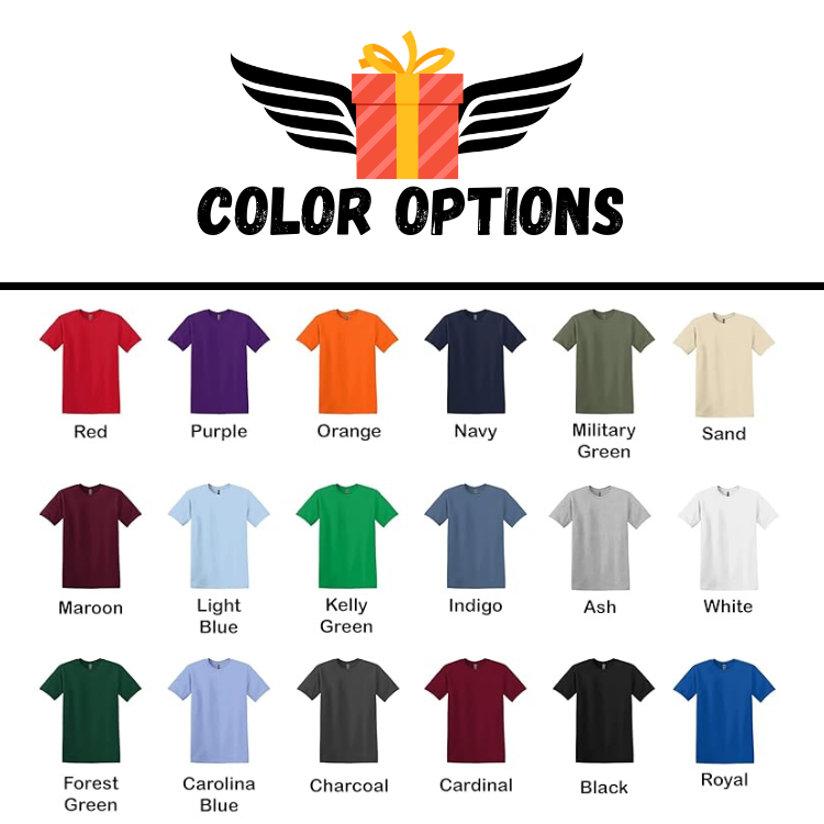 T-Shirt Color Options