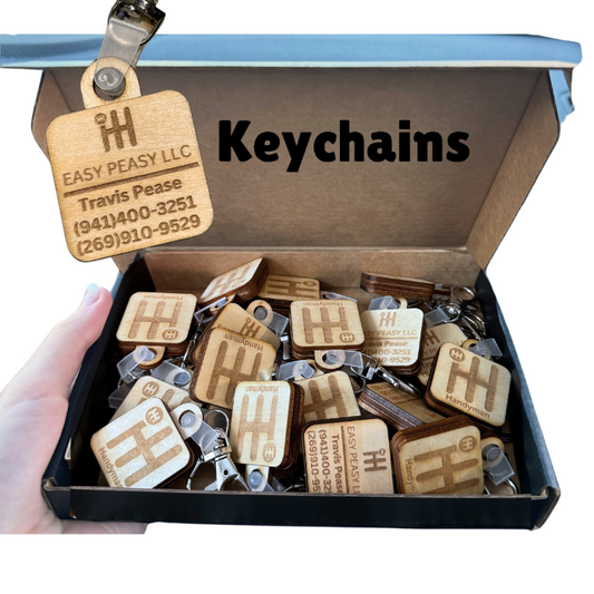 TapKeychains™ 20 Square NFC Keychains | Link to your business