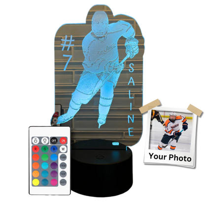 Personalized LED Hologram Rectangle | Picture Hologram