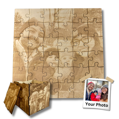 Personalized Puzzle Bundle (Puzzle + Picture Box)