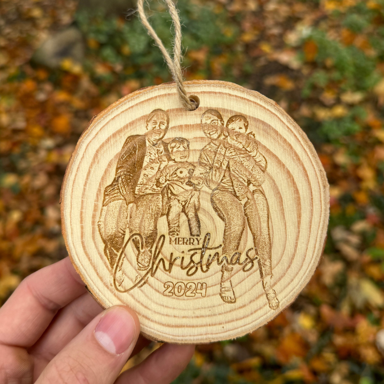 Personalized Family Photo Ornament